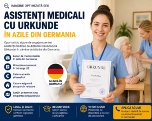 Locuri de muncă în Europa pentru români 3 asistent medical cu urkunde